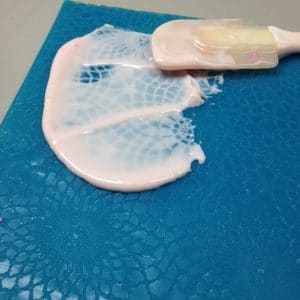 Alegna Soap® making the "lace"
